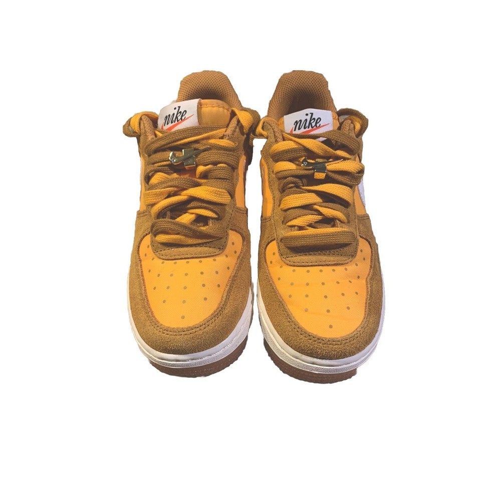 Size 5 - Nike Air Force 1 '07 SE Gold Suede - DA8302-700 USED